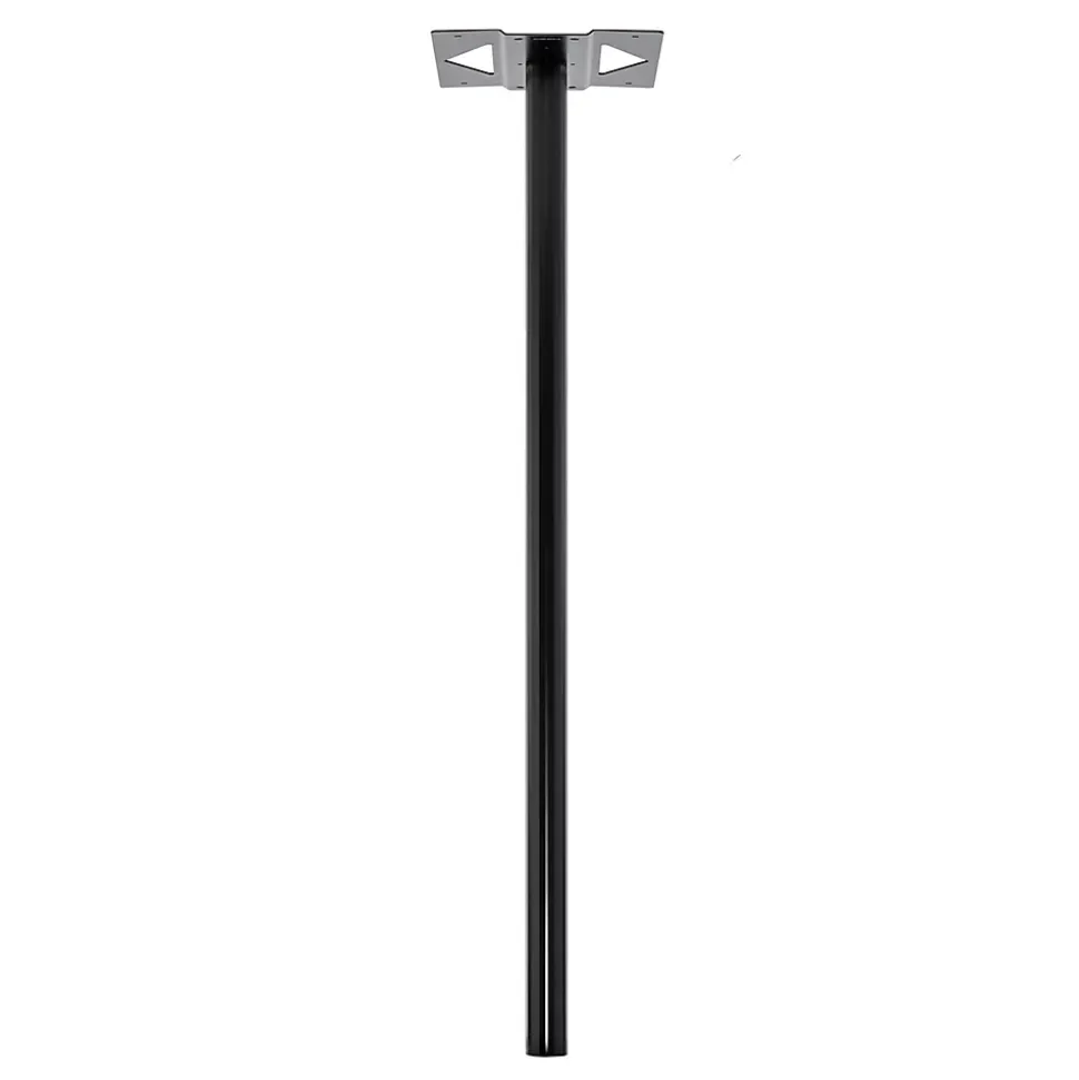 Pied elliptique Noir mat RAL 9005MT30