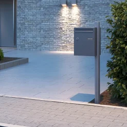 Pied latéral à sceller Gris anthracite mat sablé REN 0206MS