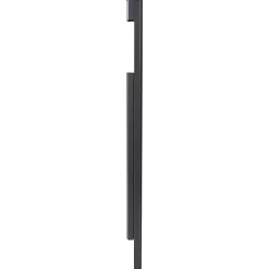 Pied latéral à sceller Noir Sablé RAL 2100 MS