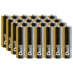 Pile alcaline AA (LR6) Diall, lot de 24