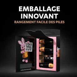 Pile alcaline AA (LR6) Duracell Optimum, lot de 8