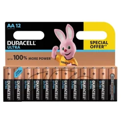Pile alcaline AA (LR6) Duracell, lot de 12