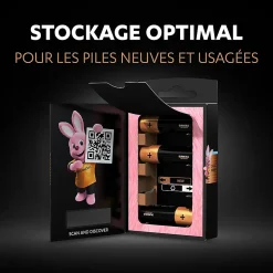 Pile alcaline AA (LR6) Duracell Optimum, lot de 5