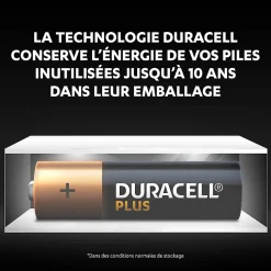 Pile alcaline AA (LR6) Duracell Plus, lot de 6