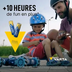 Pile alcaline AA (LR6) Varta Long-life Power, lot de 20