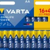 Pile alcaline AA LR6 Varta Longlife Power, lot de 20