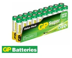 Pile alcaline AAA / LR3 - 1.5V (pack de 20)
