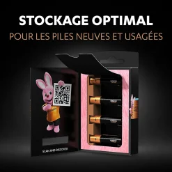 Pile alcaline AAA (LR03) Duracell Optimum, lot de 10