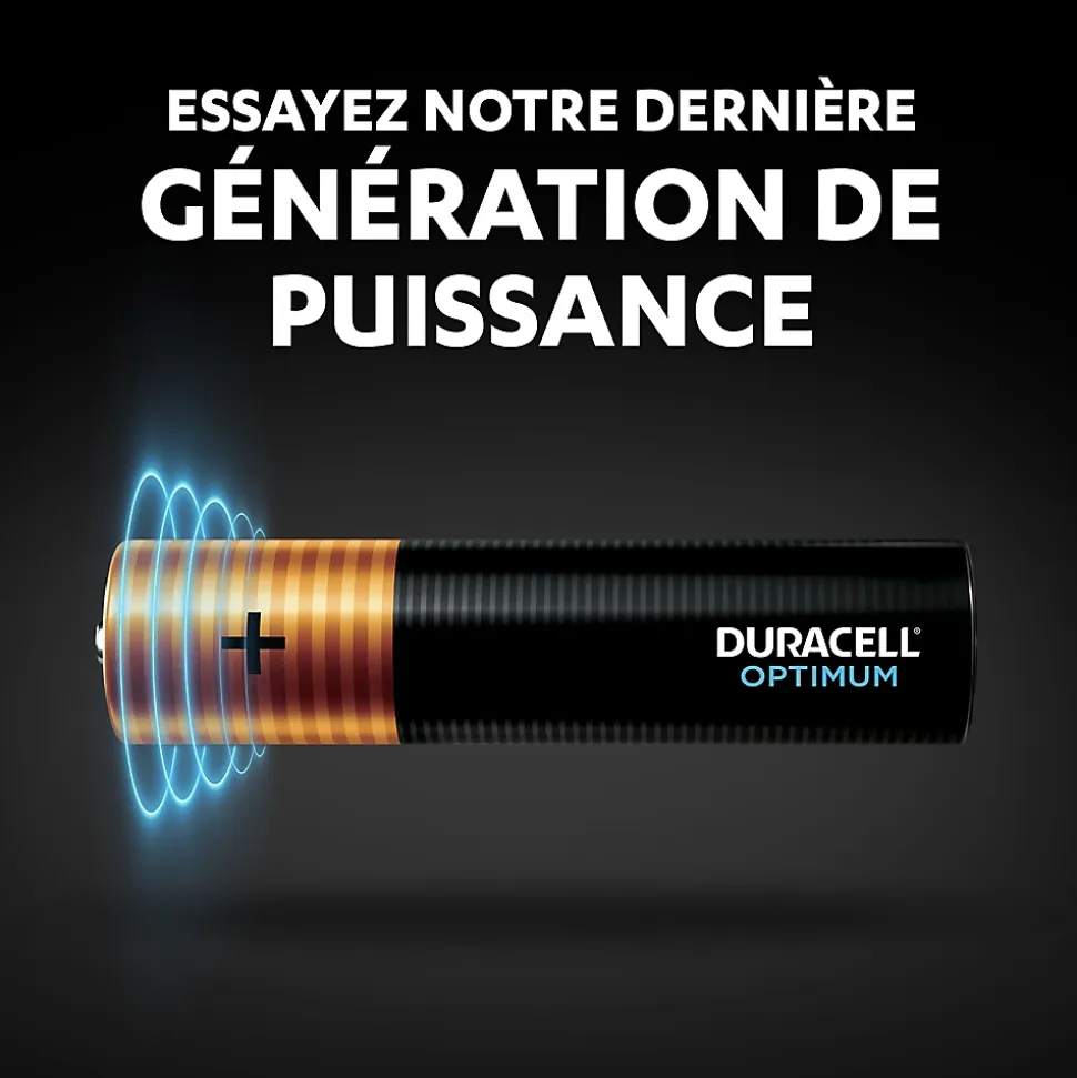 Pile alcaline AAA (LR03) Duracell Optimum, lot de 4