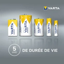 Pile alcaline AAA (LR03) Varta, lot de 24