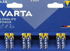 Pile alcaline AAA (LR03) Varta High Energy Premium, lot de 8