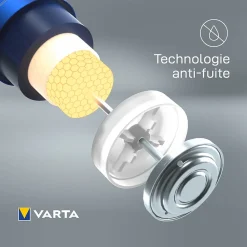 Pile alcaline AAA (LR03) Varta Long-life Power, lot de 12
