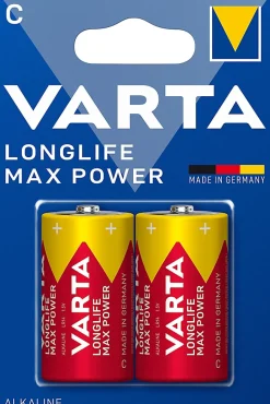 Pile alcaline C (LR14) Varta Long-life Max Power C, lot de 2