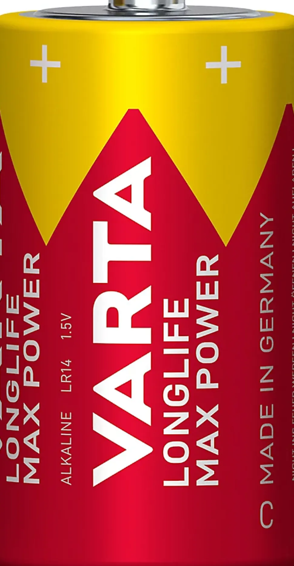 Pile alcaline C (LR14) Varta Long-life Max Power C, lot de 2