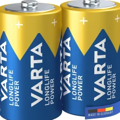 Pile alcaline D (LR20) Varta Long-life Power D, lot de 2