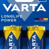 Pile alcaline D LR20 Varta Longlife Power, lot de 2