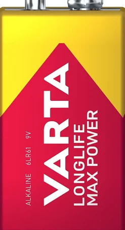 Pile alcaline 9V (PP3) Varta Long-life Max Power