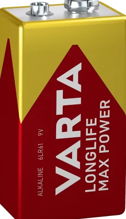 Pile alcaline 9V (PP3) Varta Long-life Max Power