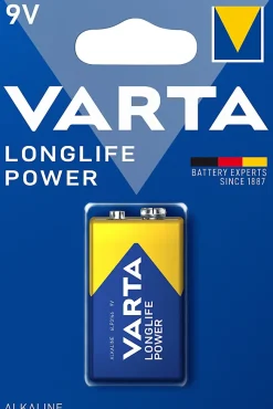 Pile alcaline 9V (PP3) Varta Long-life Power