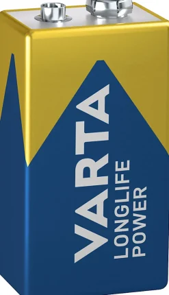 Pile alcaline 9V (PP3) Varta Long-life Power