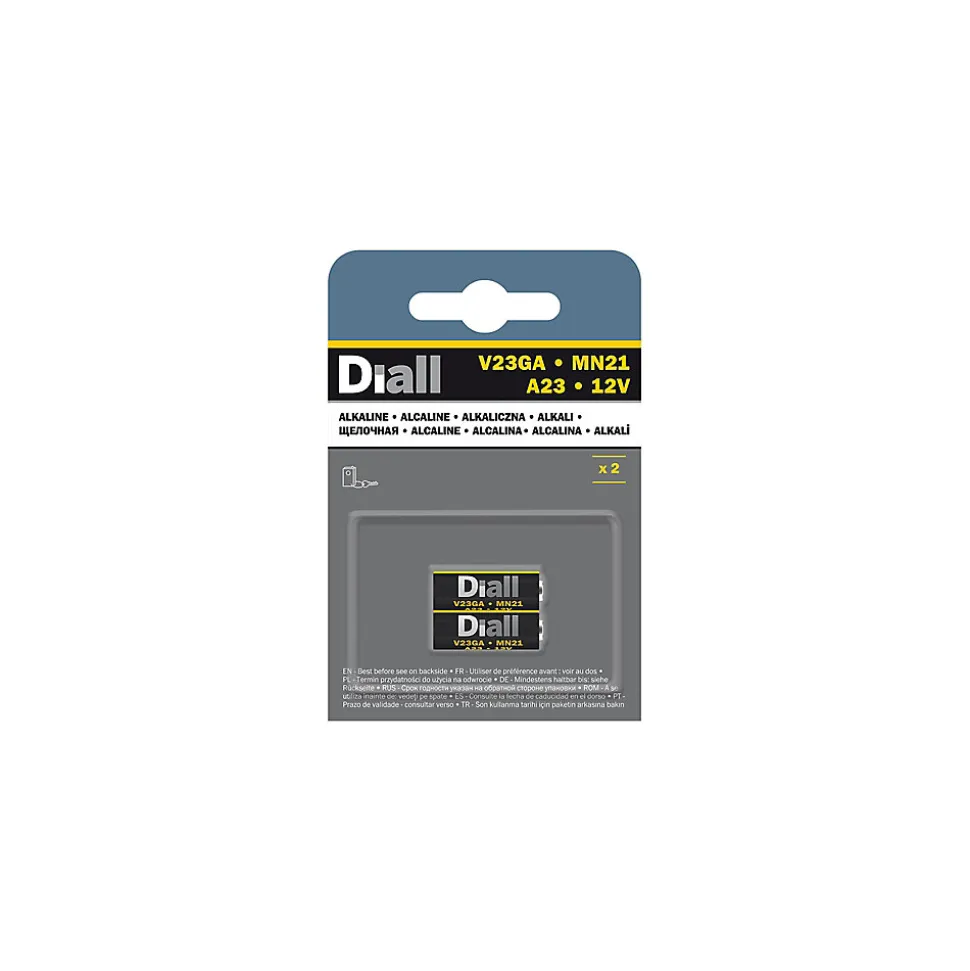 Pile alcaline V23GA Diall vendue par 2