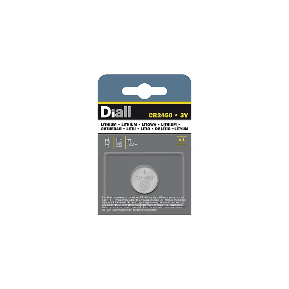 Pile au lithium CR2450 Diall, lot de 1