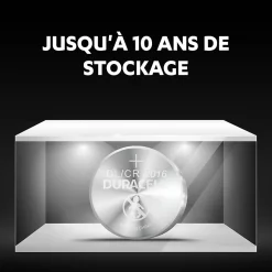 Pile au lithium CR2016 Duracell, lot de 4