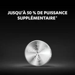 Pile au lithium CR2025 Duracell, lot de 4