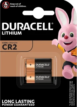 Pile au lithium CR2 Duracell, lot de 2