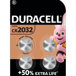Pile au lithium CR2032 Duracell, lot de 4