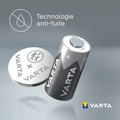 Pile au lithium CR2016 Varta, lot de 2