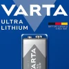Pile au lithium 9V (PP3) Varta, lot de 1