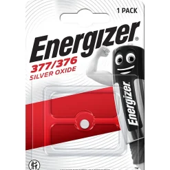 Pile bouton oxyde d'argent V377/SR66 Energizer tension 1,5 V