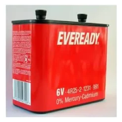 Pile Carbone Zinc 6V avec bornes vissées Energizer