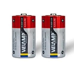 Pile pour lampe de poche alcaline, LR20 D, 1,5V. 2 pièces