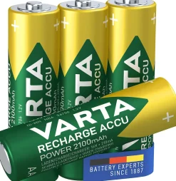 Pile rechargeable Ni-MH AA (LR6) Varta, lot de 4
