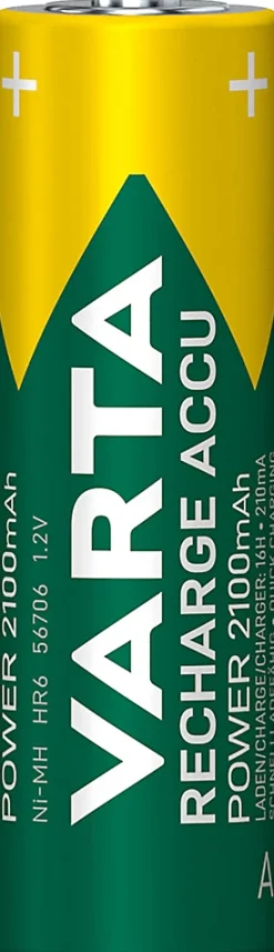 Pile rechargeable Ni-MH AA (LR6) Varta, lot de 4