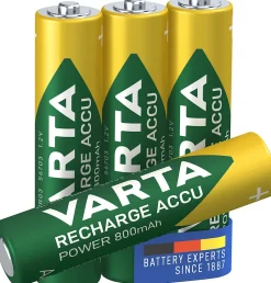 Pile rechargeable Ni-MH AAA (LR03) Varta, lot de 4