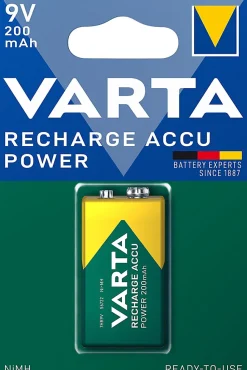 Pile rechargeable Ni-MH 9V (PP3) Varta