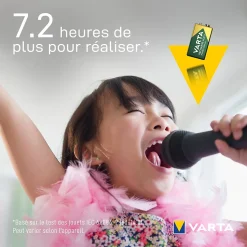 Pile rechargeable Ni-MH 9V (PP3) Varta