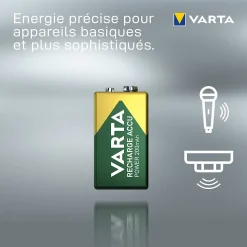 Pile rechargeable Ni-MH 9V (PP3) Varta