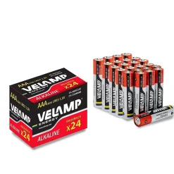 Piles alcalines Mini STILO LR03 AAA 1,5 V - Boîte Pratique de 24 Piles