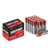 Piles alcalines STILO LR6 AA 1,5 V - Boîte Pratique de 24 Piles