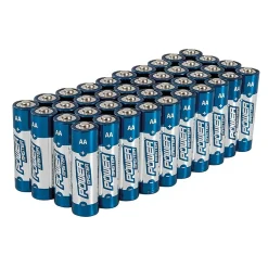 Piles Alcalines Super LR6 AA - Lot de 40 Pcs - Énergie Fiable et Durable - Powermaster