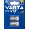 Piles lihium 3V CR123A VARTA (Lot de 2) VARTA