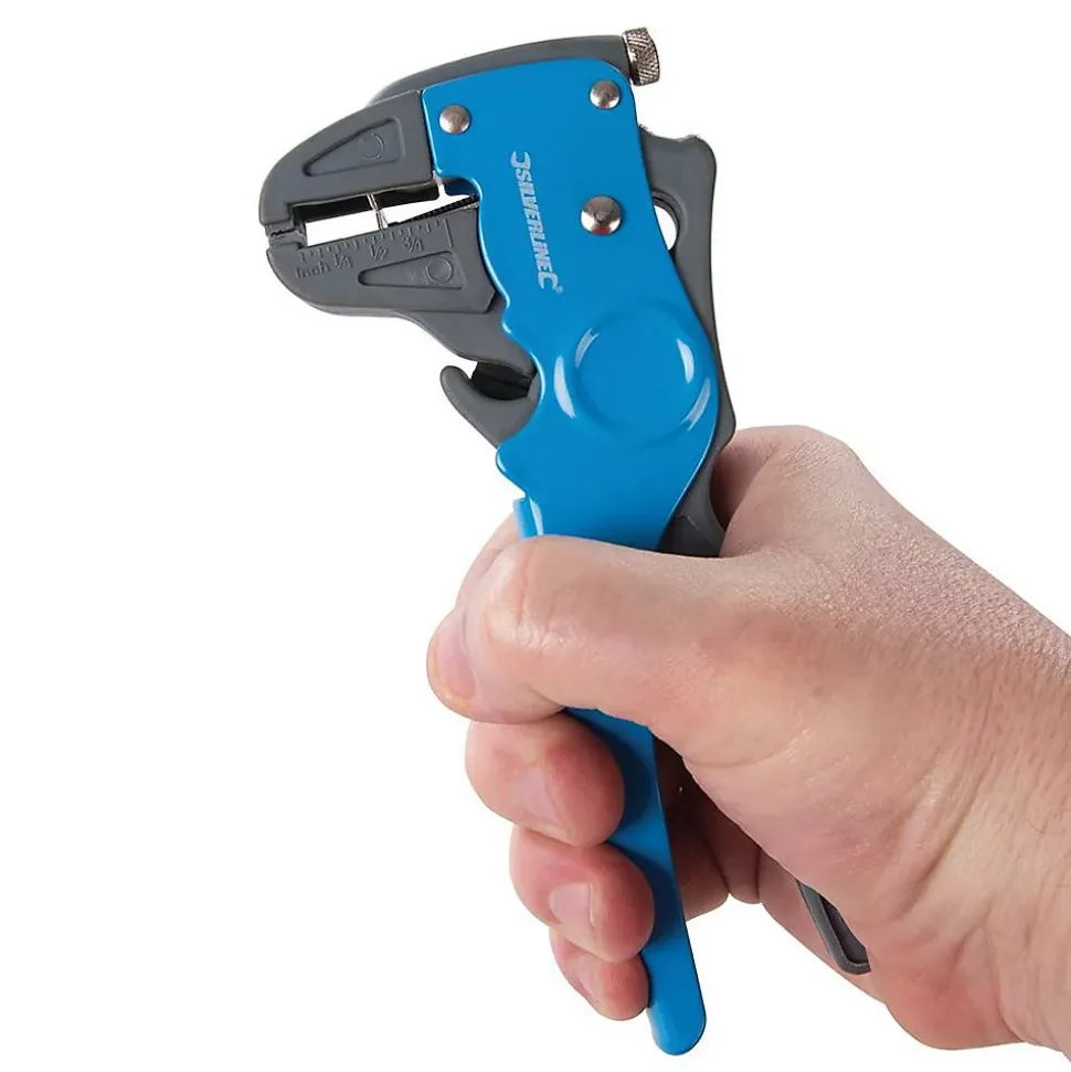 Pince à Dénuder Ajustable 2-en-1 170 mm - Outil Pratique pour Électriciens - Précision et Efficacité - Silverline