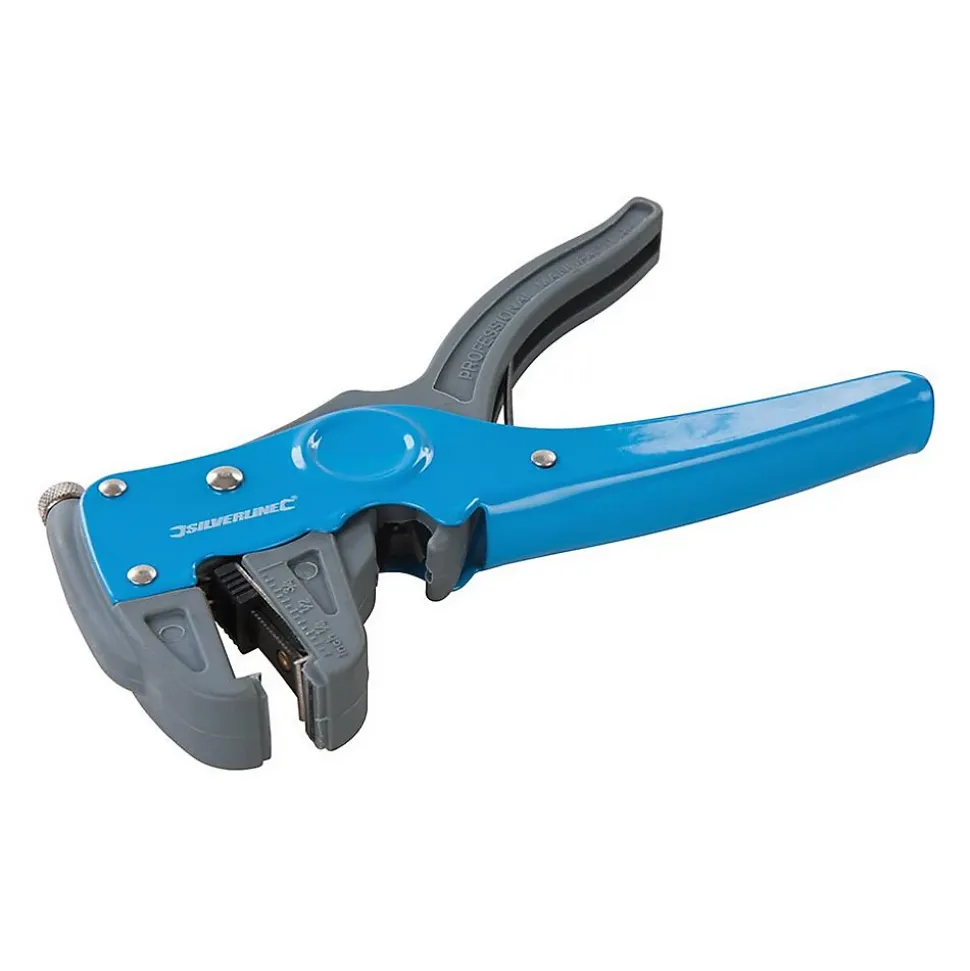 Pince à Dénuder Ajustable 2-en-1 170 mm - Outil Pratique pour Électriciens - Précision et Efficacité - Silverline