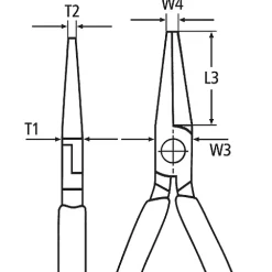 Pince à monter profils transversaux Knipex 280 mm - modèle 28 71 280