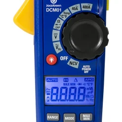 Pince ampèremétrique Jacobsen DCM01 CAT III 400 A - 600 V l.72 P.40 x H.225 mm