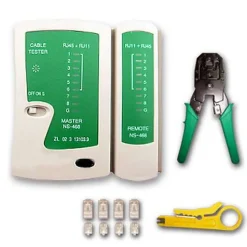 Pince et testeur câble réseau RJ45 - Linxor